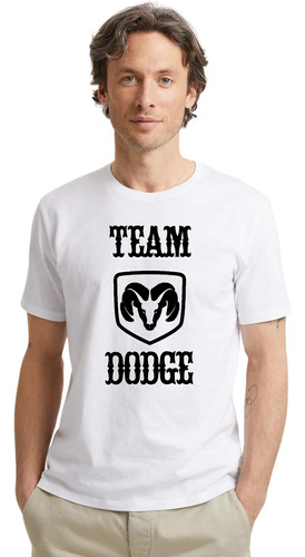 Remera Dodge Team - Algodón - Unisex - Diseño Estampado B