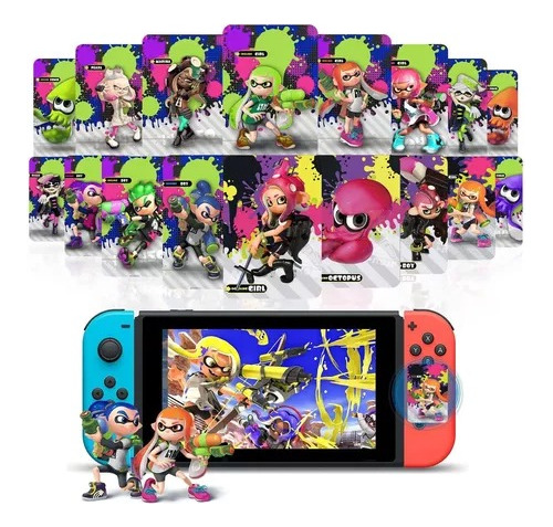 Amiibo Splatoon 1 2 Y 3 Tarjeta