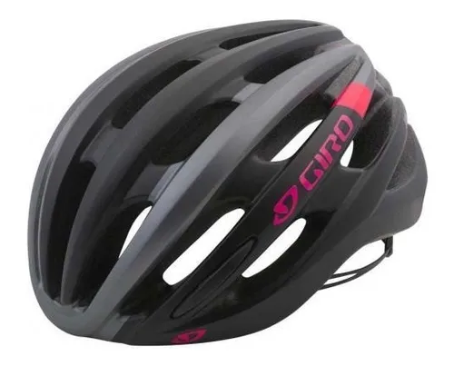 Casco Giro Saga negro y rosa talla S
