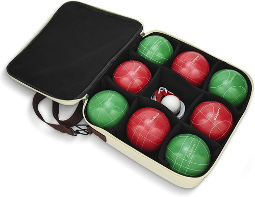 Gosports Juego De Bochas Reglamentarias De 100 Mm Con 8 B...
