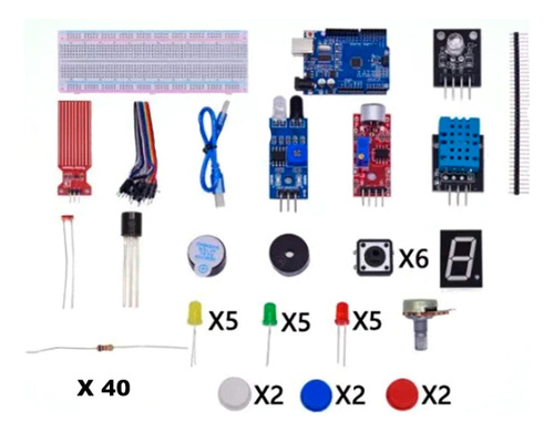 Kit Arduino Uno Para Estudiantes 68 Componentes