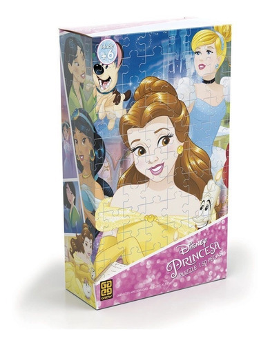 Puzzle Quebra-cabeça 150 Peças Princesas - Grow 02164