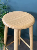 Comprar Banquetas De Madera Maciza Desayunador X2 [uruguaybamboo]