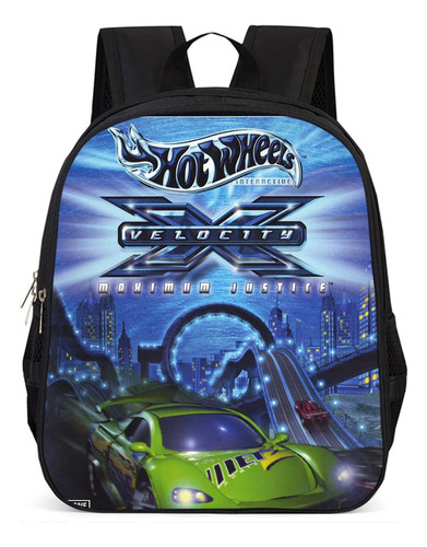 Mochila Hot Wheels Mochila Escolar Con Temática De Carreras