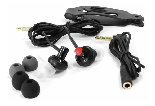 Auriculares Superlux Hd-381 In Ear Monitoreo Negro - Plus