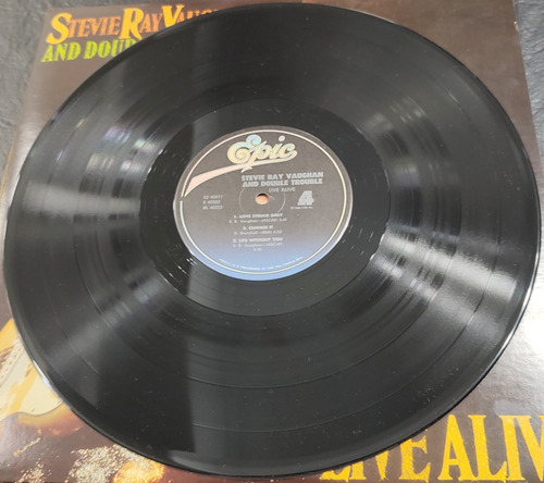 Stevie Ray Vaughan And Double Trouble Live Alive 2lp Usa (Usado)