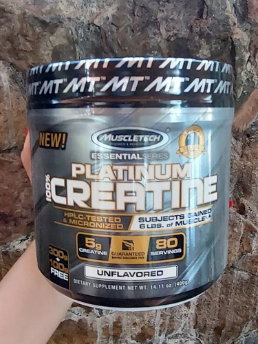 Suplemento Muscletech Platinum Creatine 80 Servicios