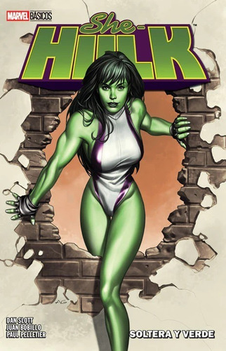 She Hulk Soltera Y Verde Marvel Basicos