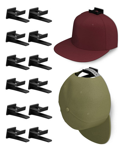 G Colgador De Pared, 12 Soportes For Gorras De Béisbol