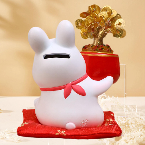 Figura De Conejo Del Zodiaco Chino, Caja De Ahorro De Dinero