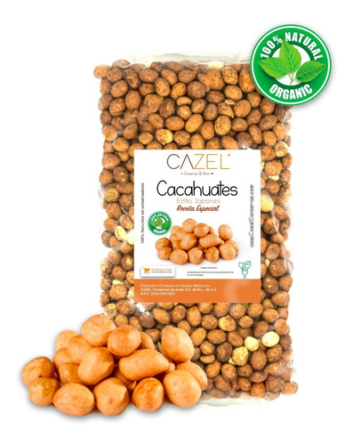 Cacahuates Botaneros Varios Preparados Oaxaca Natural 500g