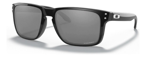 Óculos de sol Oakley Holbrook XL Extra large armação de o matter cor polished black, lente black de plutonite prizm, haste polished black de o matter - OO9417