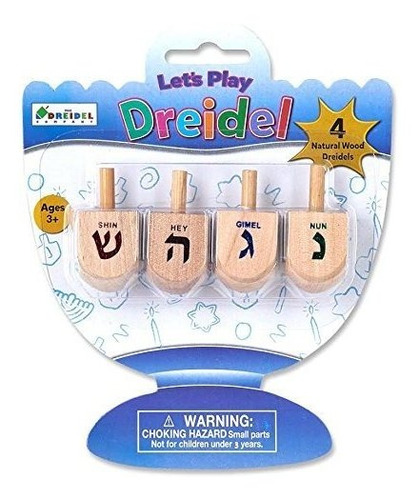 Vamos A Jugar Dreidel La Hanukkah Juego 4 Draydels Con Instr