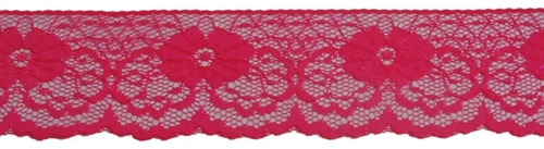 Renda Nylon 10mm Najar N°02 50m Cor 41 - Rosa Cítrico