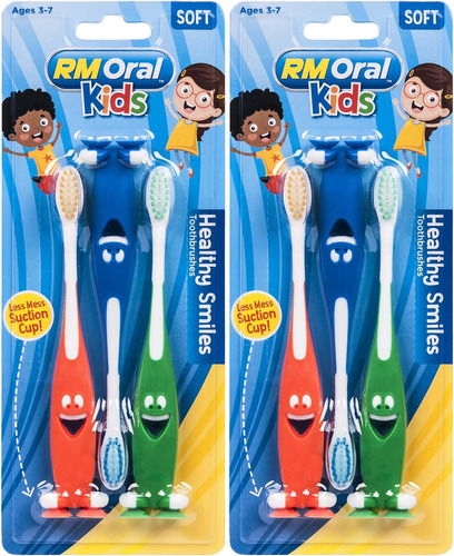 Rm Oral Kids Healthy Smiles Cepillos De Dientes Suaves Con V