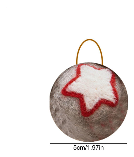 Bolas De Adornos Navideños De Fieltro Adornos De Bolas Navid