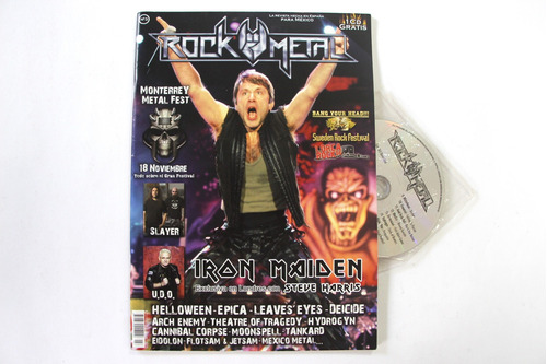 Gusanobass Revista Rock Metal 3 Iron Maiden Cd Slayer Udo 
