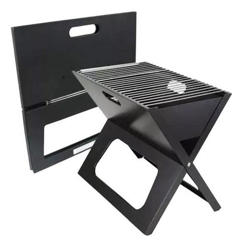 Asador Portátil Plegable Expert Grill Color Negro