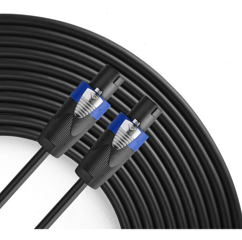 Yoico Cable De Altavoz A Speakon Pro De 50 Pies 12 Awg  Cab