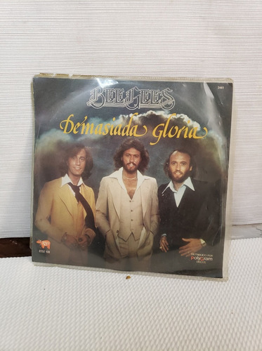  Bee Gees Demasiada Gloria Disco Acetato 45 Rpm