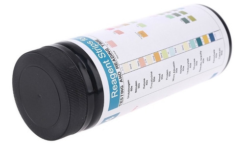 14 Parametros Tiras Medir Uroanalisis 2 Frascos De 100 Pz