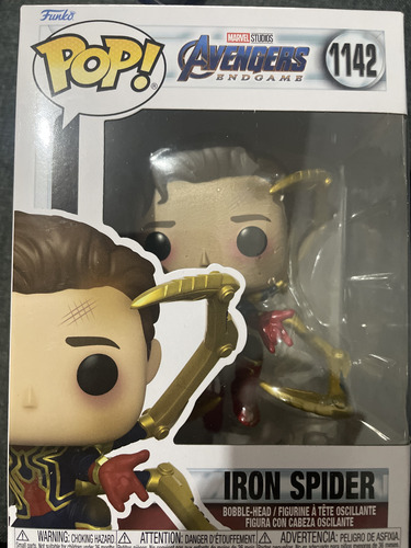 Funko Pop Avengers Endgame - Iron Spider Sin Mascara (Usado)