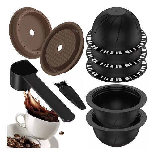 Cápsulas Vertuo Reutilizables Para Cafetera Nespresso, 5 Uni