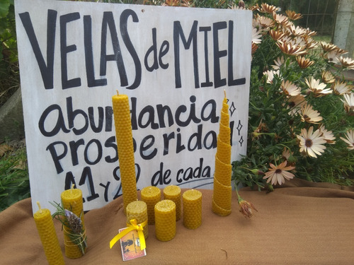 Velas De Miel Artesanales