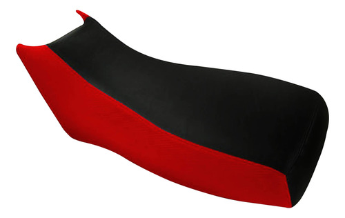 Funda Asiento Para Yamaha Breeze Color Rojo Lado Negro