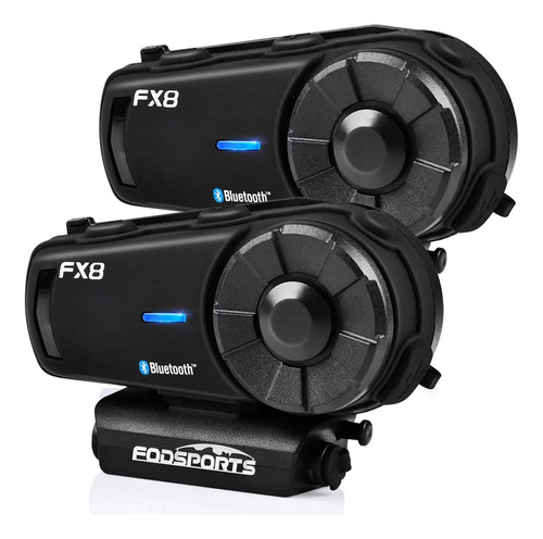 Fodsports Fx8 - Intercomunicador Bluetooth Para Motocicleta