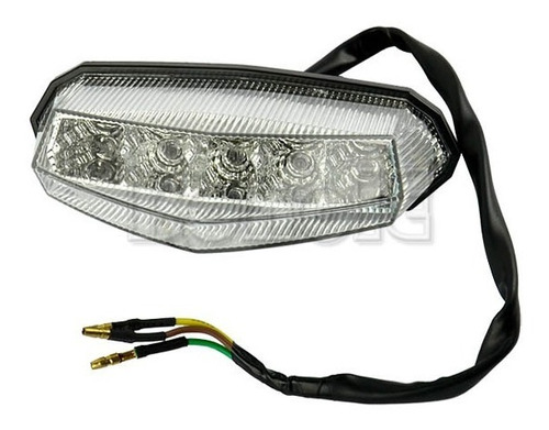 Lanterna Traseira Led Moto Universal 