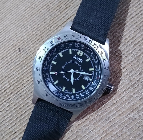 Relógio Jeep Pilot Militar - 44mm - Excelente !!