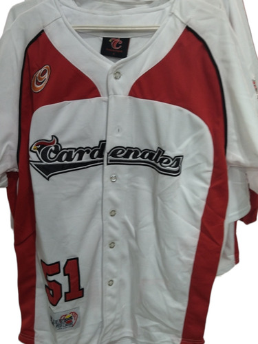 Imagen 2 de 3 de Camisas Béisbol Cardenales De Lara