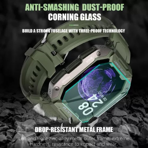 Smartwatch Shock M1 2023 Reloj Inteligente Rock Militar