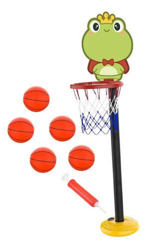 Juego De Aro De Baloncesto Para Niños, Cesta De Verde