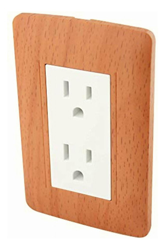 Sanelec 4512 Contacto Doble Aterrizado Con Placa, Toscana
