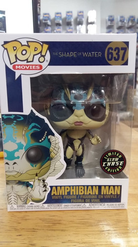 Funko Pop La Forma Del Agua Shape Of Water Anfibio Chase 637