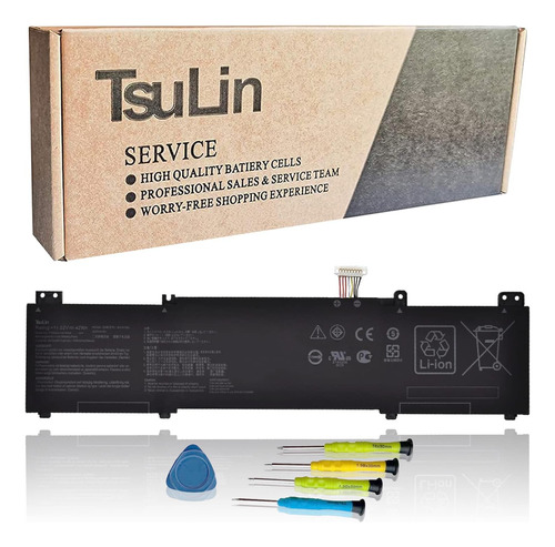 Tsulin 42wh B31n1822 Batería P/ Asus Zenbook Flip 14 Ux462 