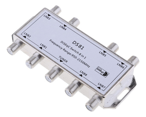 D Combinador De Saída Multiswitch Lnb Satellite Fta 8 Lnbf