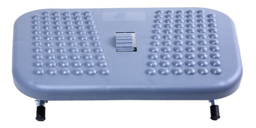 Imagem 1 de 6 de Apoio De Pés Ergonômico Ajustável Roldana Central Escritório