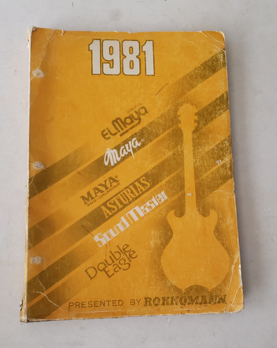 Catalogo Guitarra El Maya 1981 No Fender