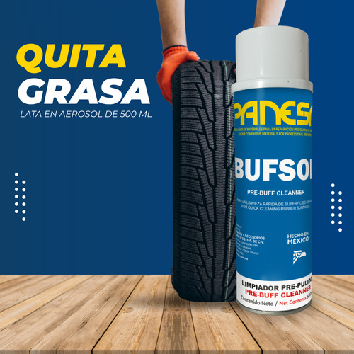 2pz Limpiador Bufsol 500ml Pre Buff Cleaner Panesa Rines