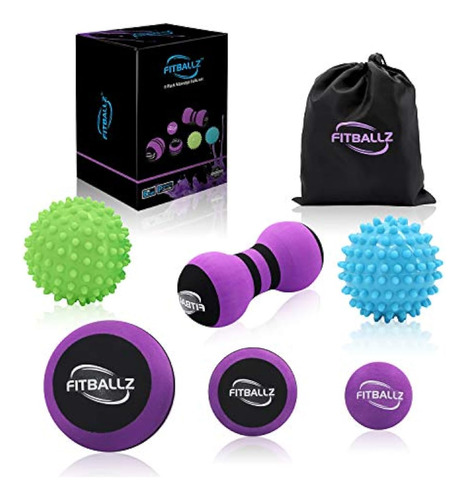 Fitballz Juego De Bolas De Masaje Para Liberación