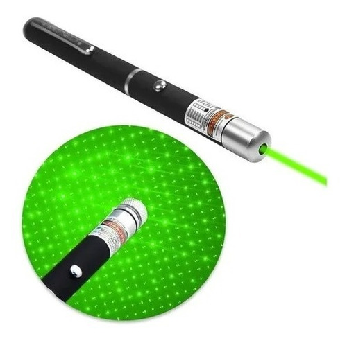 Puntero Laser Verde Potente+ Pilas Foco Ajustable 