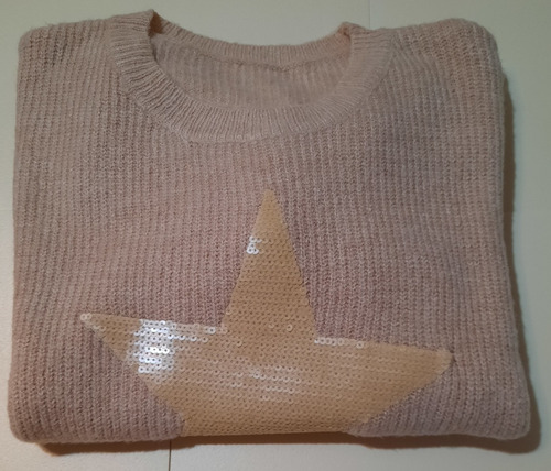Sweater De Mujer Con Lentejuelas En Diseño De Estrella