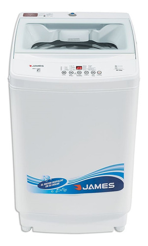Lavarropas 10 Kg Carga Superior James - Vía Confort