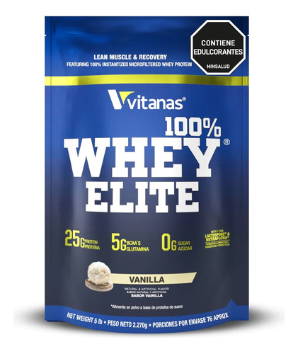 Whey Elite 5lbs Vitanas + Envio