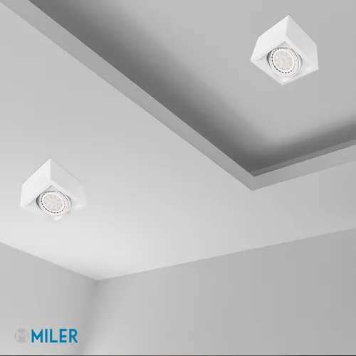 Plafon Spot Aplicar Ar111 + Led Dimerizable Regulable