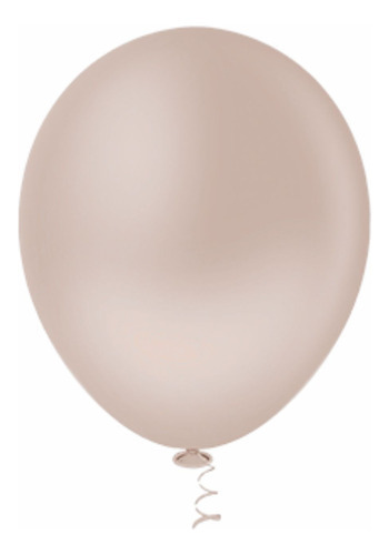 Balão N16 Latex Redondo Picpic Liso Cor Nude
