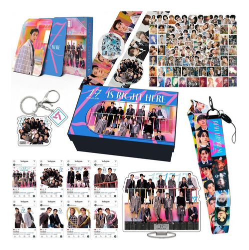Caja De Regalo Con El Álbum Número 17 De Kpop Idol Seventeen